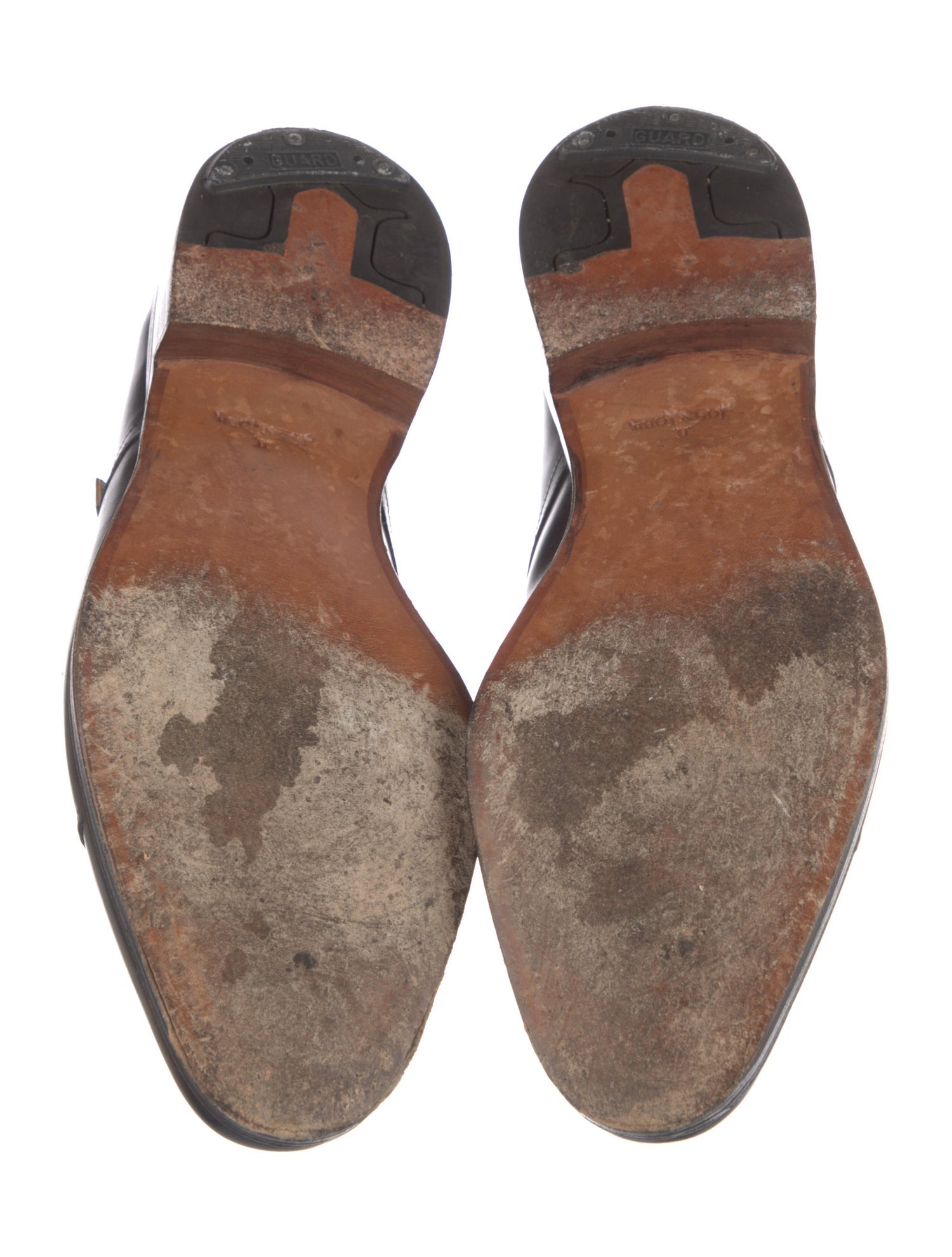 John Lobb Leather Monk Straps